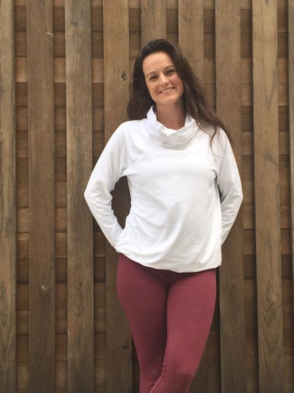 lululemon white healthy heart pullover rust berry cotton wunder under crops