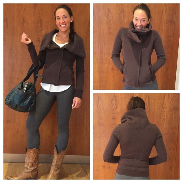 Lululemon heathered rich earth karmacollected jacket