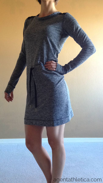 Alala heathered grey weekender dress