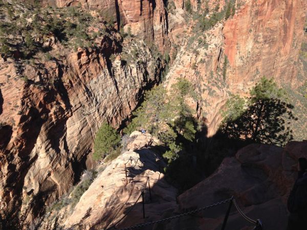 Zion National Park Angel's Landing hike chains