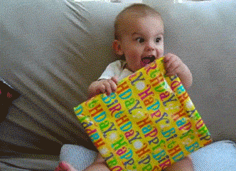 Excited-Baby-Opening-Present