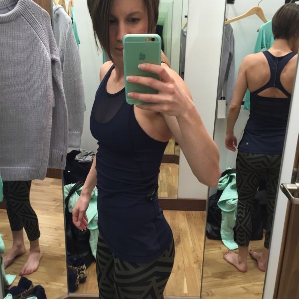 lululemon inkwell mesh with me tank review