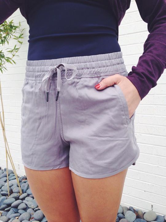 Lululemon ambient grey varsity shorts