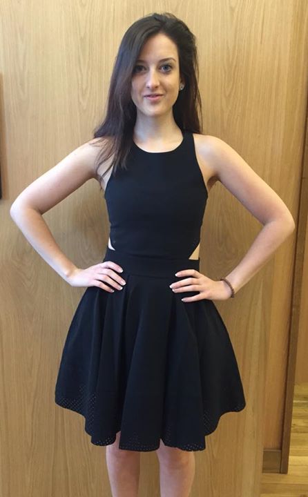 Lululemon cutout black away dress