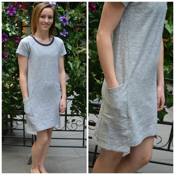 Lululemon heathered space dye gris cut above dress