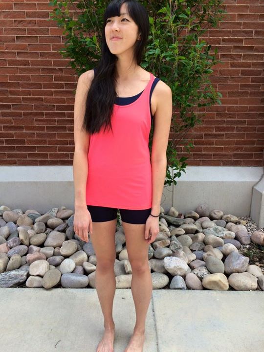 Lululemon electric coral all sport support tank