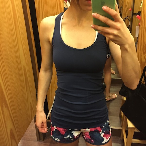 Lululemon deep navy cool racerback crb review