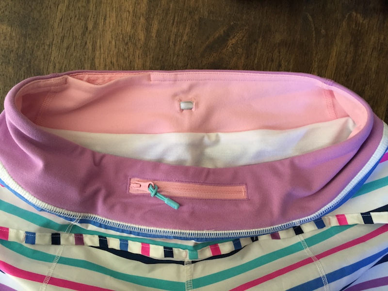 Ivivva Lululemon] Pink and Striped Zip Up Jacket- Size 10