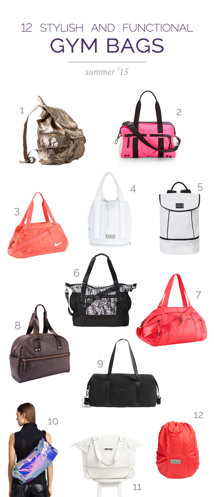 Chic shop gym bag