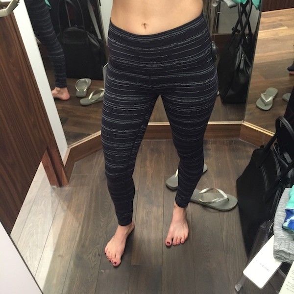 Lululemon cyber stripe naval blue high times pants review 1