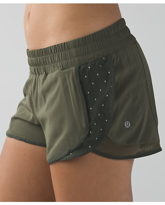 Lululemon fatigue green reflective super squad shorts - Agent