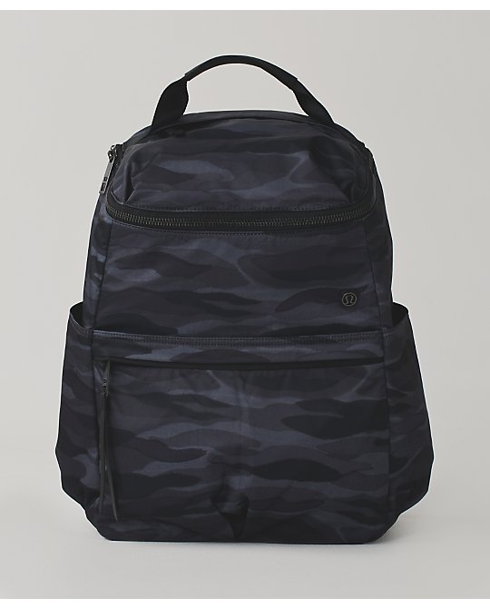 Lululemon coast camo dark slate around town backpack