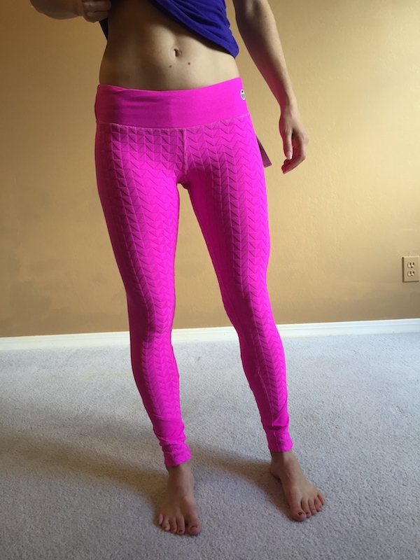 Trina Turk bermuda active leggings review berry pink 1