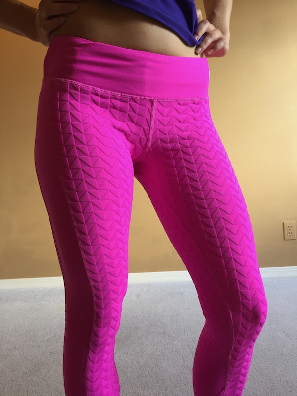 Trina Turk bermuda active leggings review berry pink 5