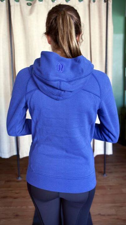 Lululemon sapphire blue scuba hoodie