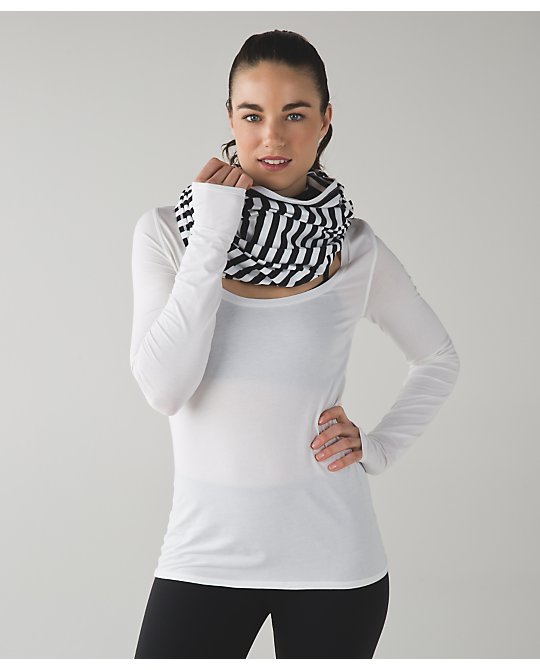 Lululemon apex stripe zip special edition vinyasa scarf