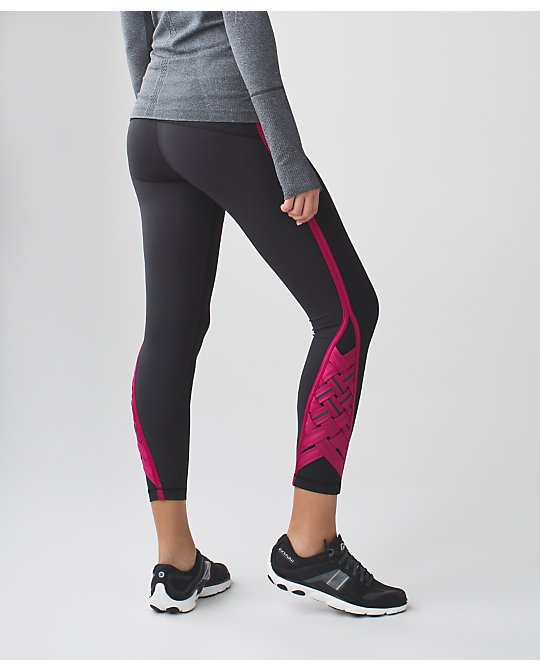 Lululemon pace rival tight special edition berry rumble weave