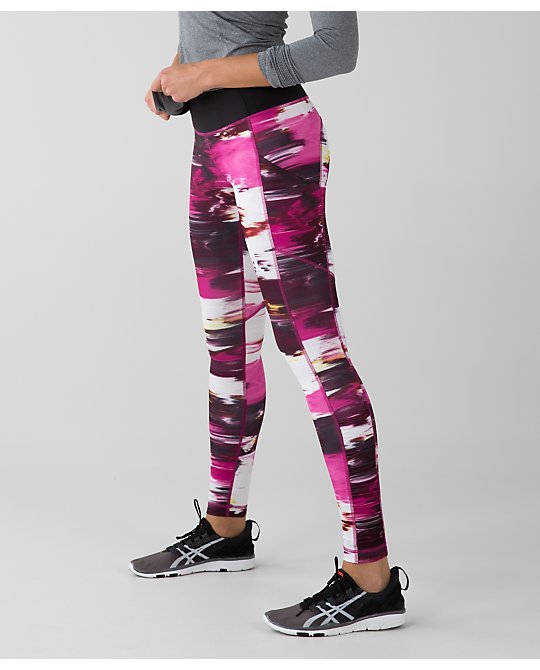 Lululemon pigment wind berry rumble speed tights