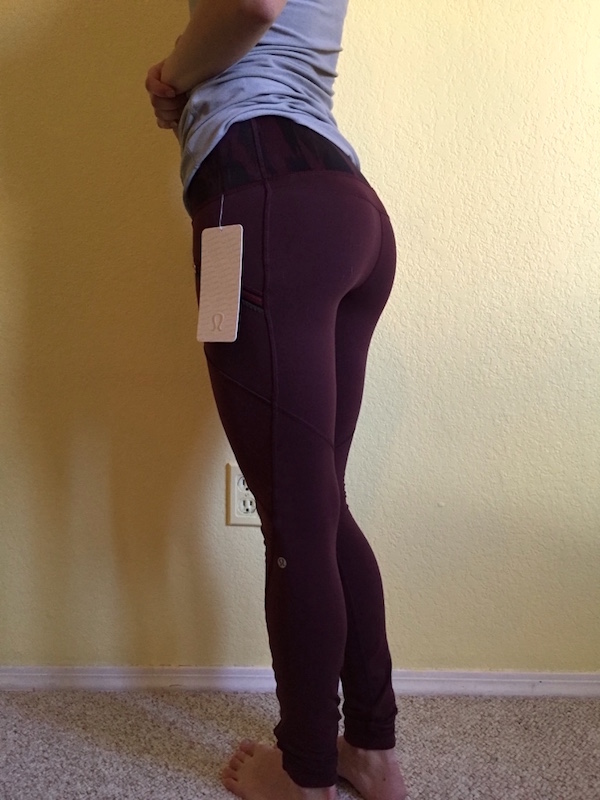 Lululemon toasty tech tights review bordeaux drama 2