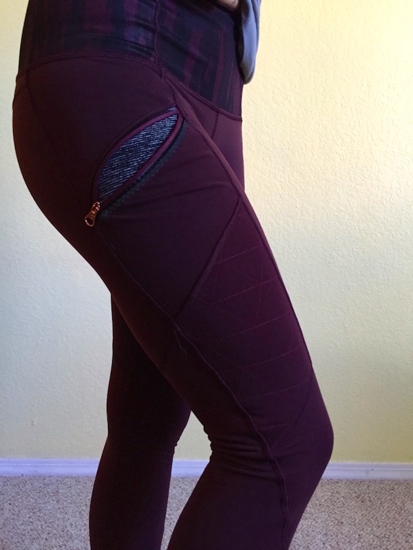 Lululemon toasty tech tights review bordeaux drama 3