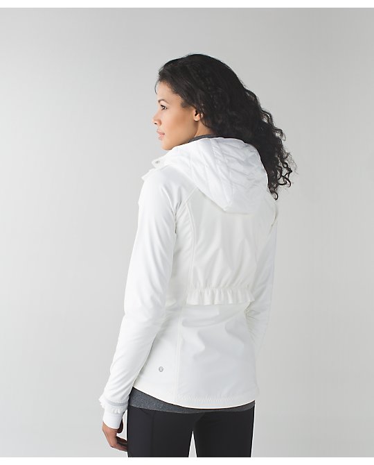 Lululemon wind runner softshell jacket white
