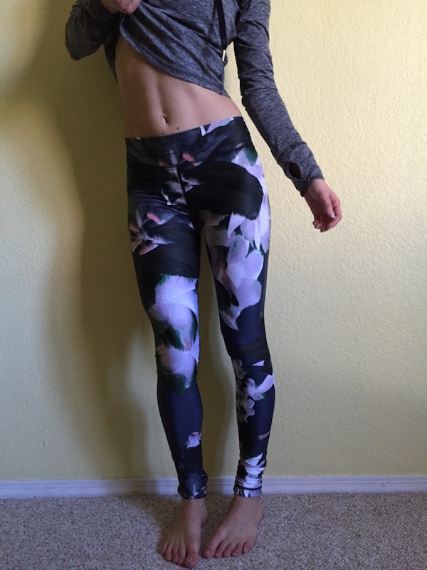 The Upside dark lily yoga pants review 3
