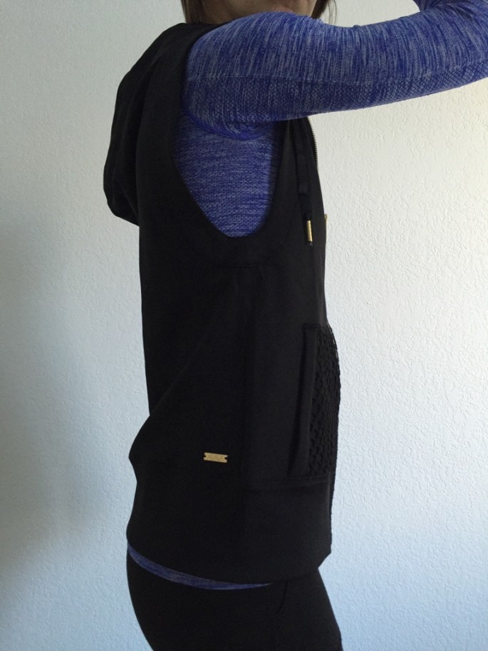 Alala black bonded vest review 3