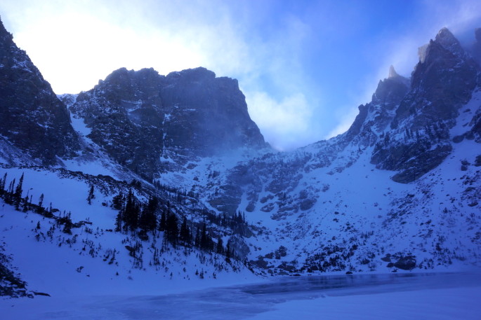 Emerald Lake in November Rocky Mountain National Park
