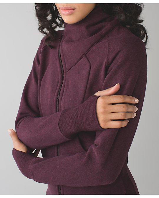 Lululemon Fleece & Thank You Pullover - Heathered Black / Black - lulu  fanatics