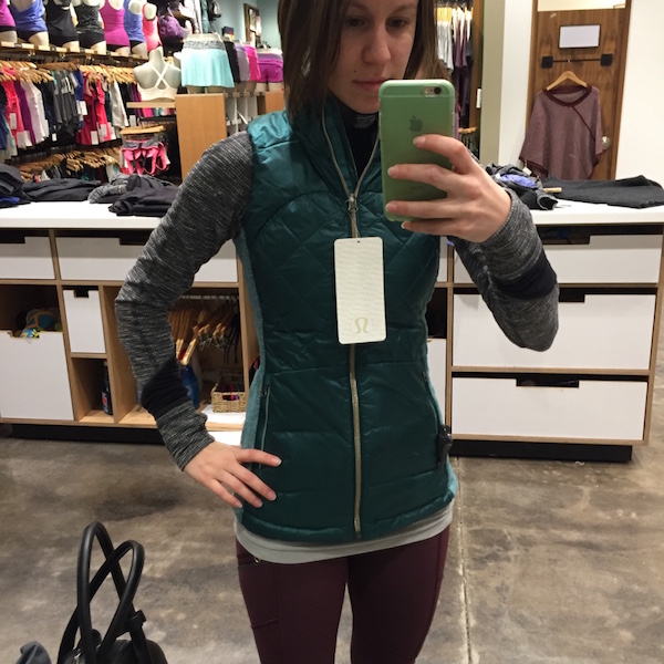 Fit Review: Lululemon Down for a Run Jacket and Vest - Agent Athletica