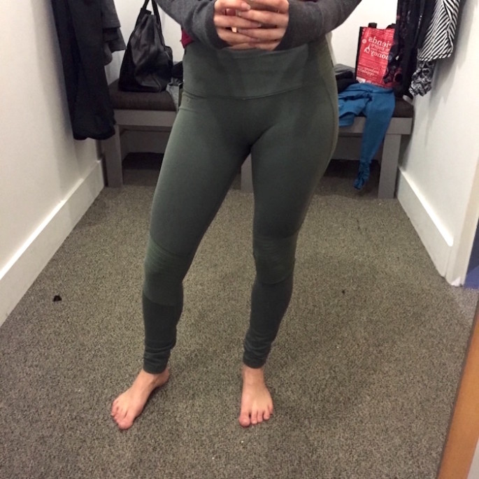 Calia by Carrie forest moto leggings review 1