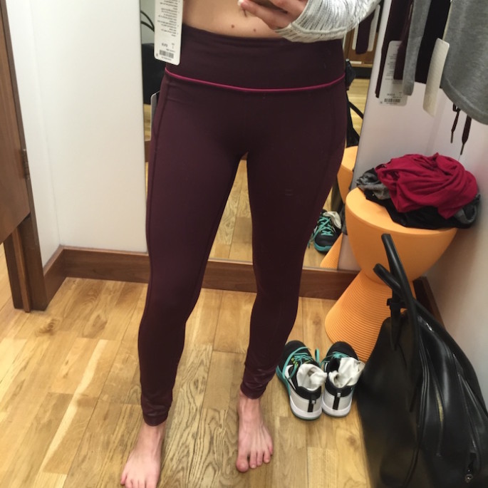 Lululemon bordeaux drama pace queen tights review 1