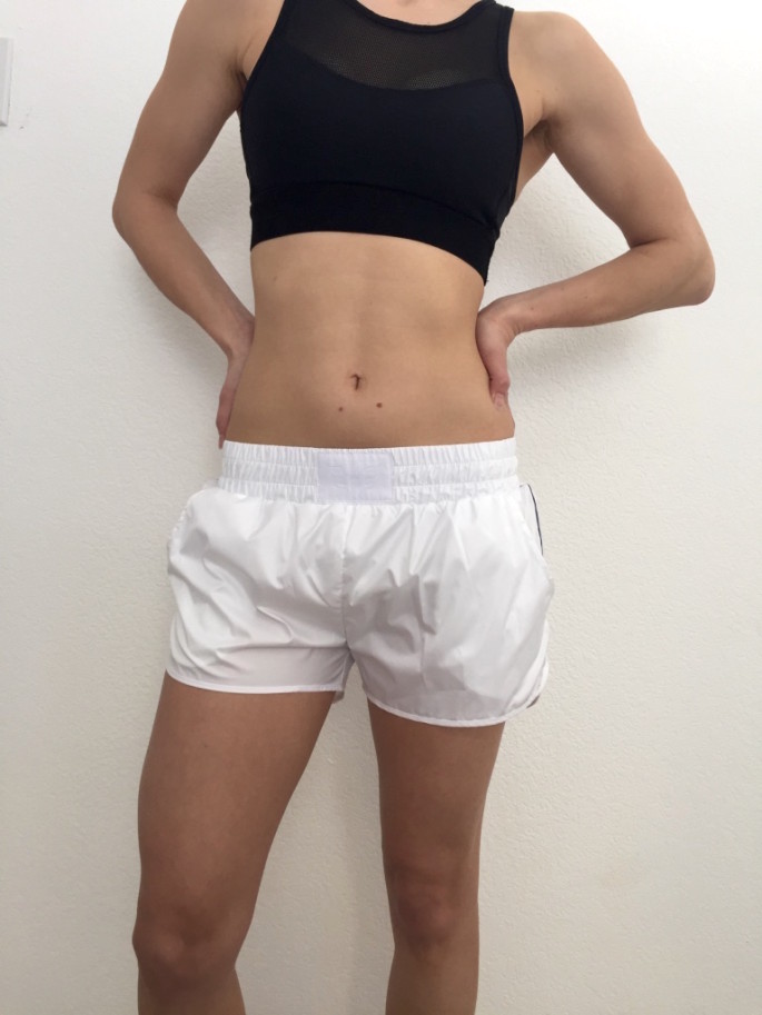 Heroine Sport training shorts review white 1