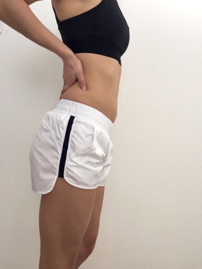 Heroine Sport training shorts review white 2