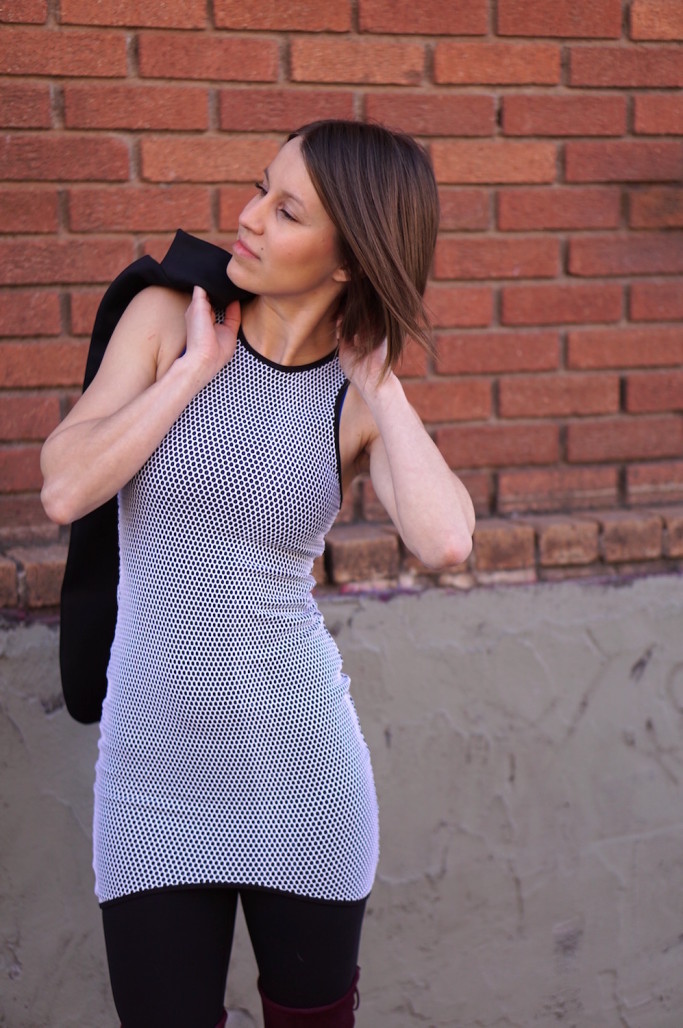 Sassy and sporty: the mold dress by Koral