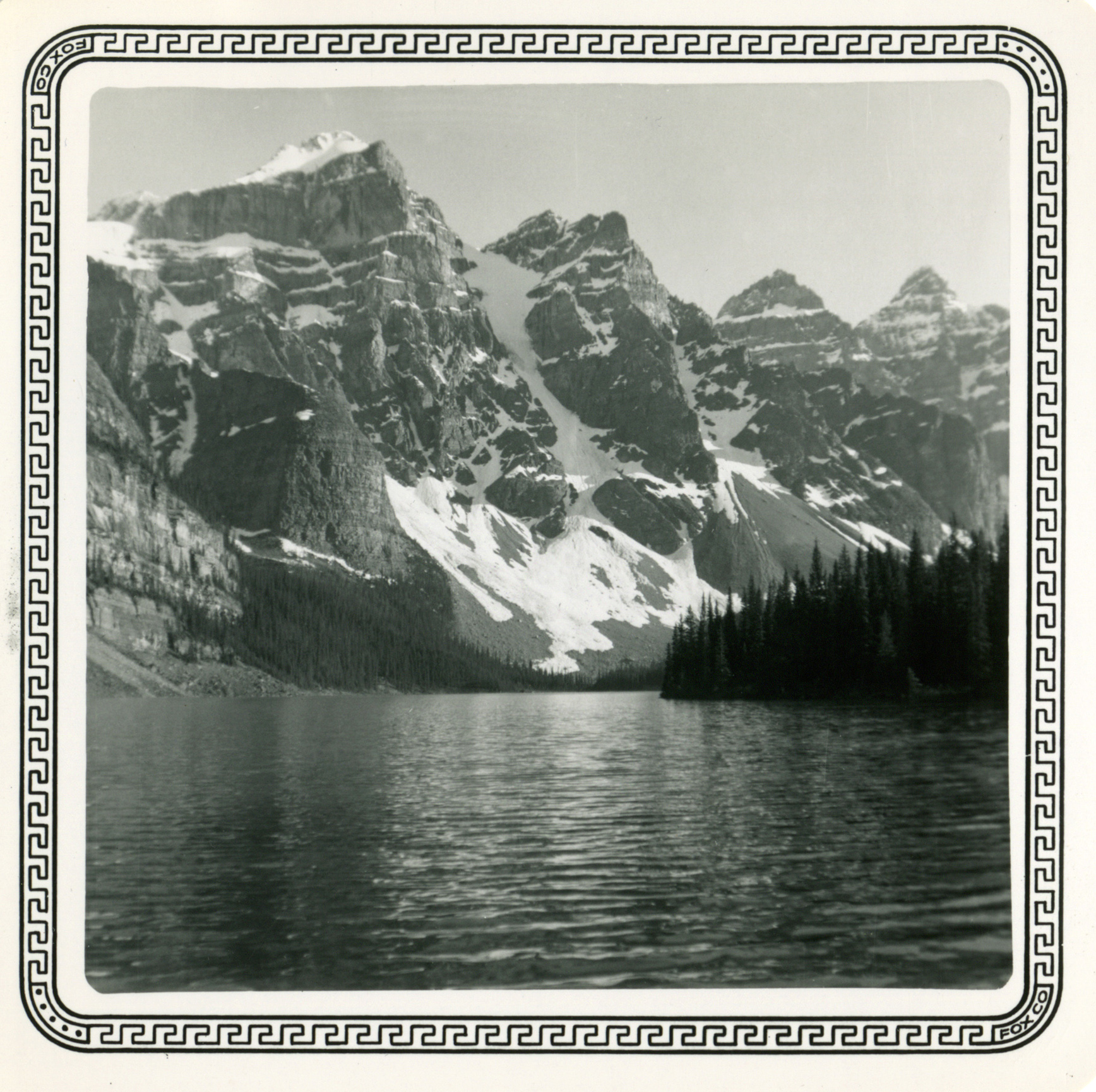 Vintage 1940s Of Moraine Lake - Agent Athletica