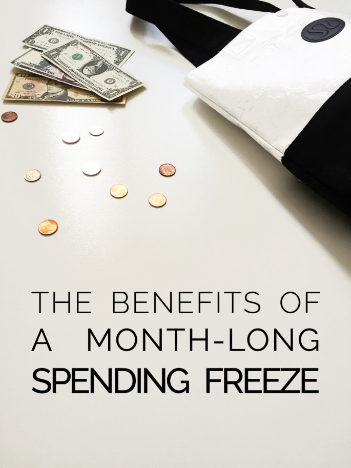 Why do a spending freeze?  Here are a few benefits you might get from it.