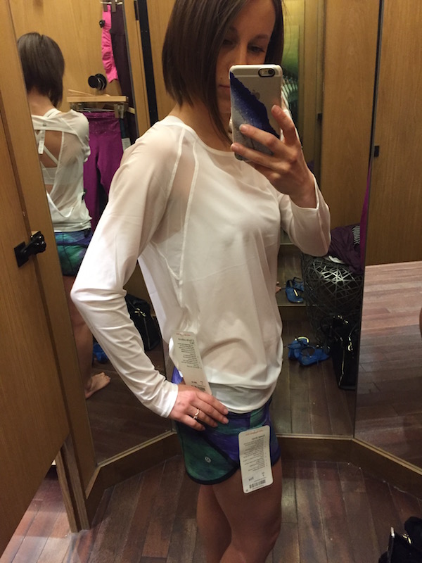 Lululemon if you're lucky long sleeve ii white review