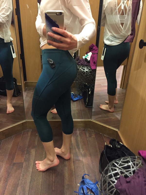 Lululemon real quick crops review deep green