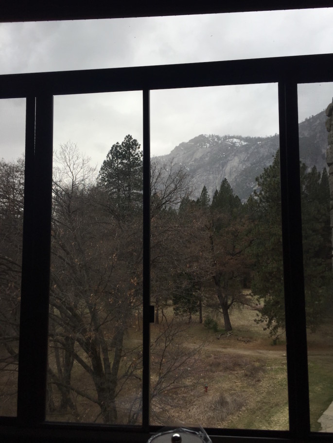 View from Ahwahnee classic room