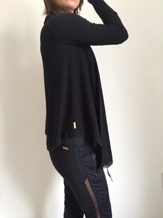 Alala draped front cardigan review