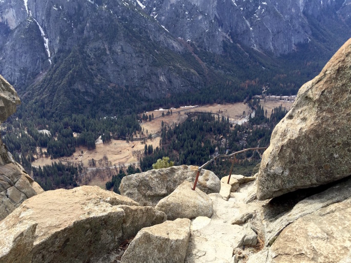 Trail near Upper Yosemite Falls Overlook