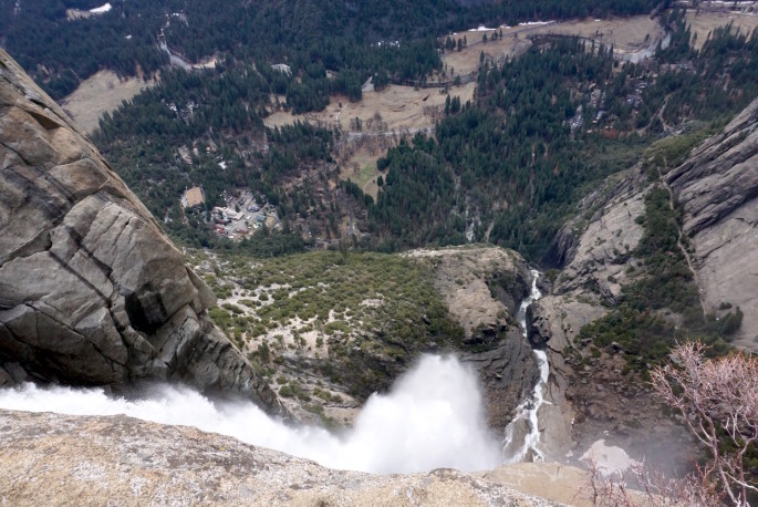 Upper Yosemite Falls from overlook