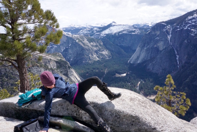 Yosemite Point is terrifying