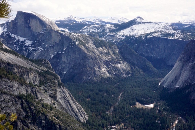 Yosemite Point overlook Half Dome