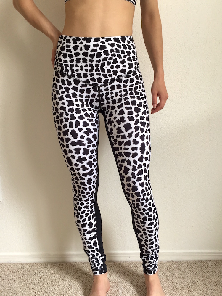 Leggings L'urv Imprimé Floral Bordeaux - Taille Small - Occasion Très Bon état