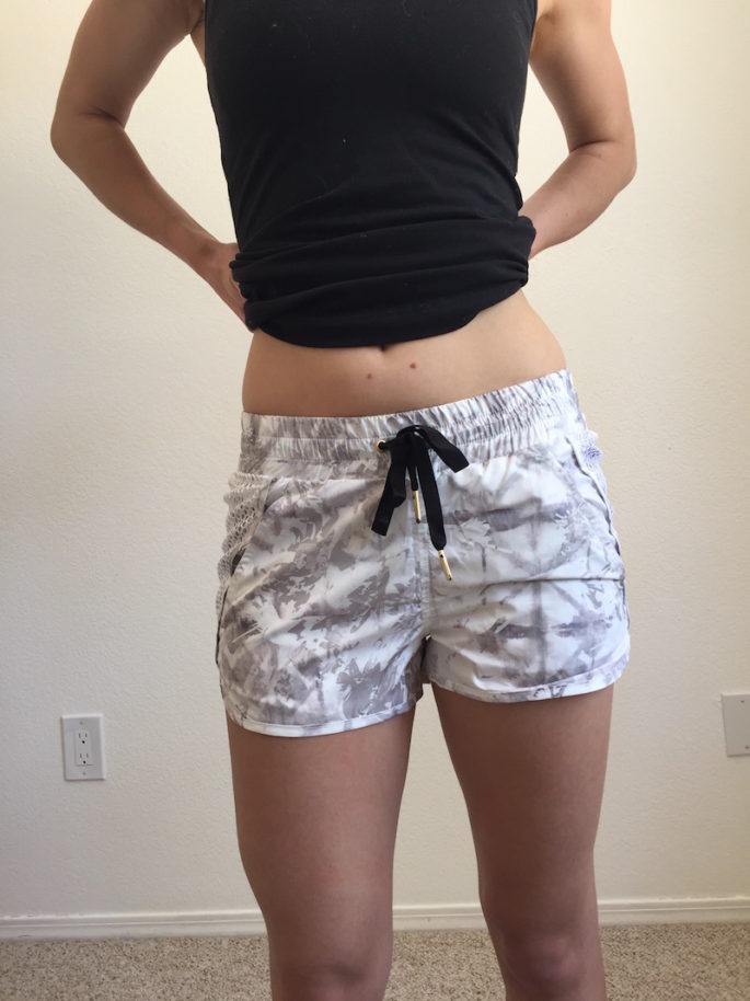 Alala white shadow woven shorts review