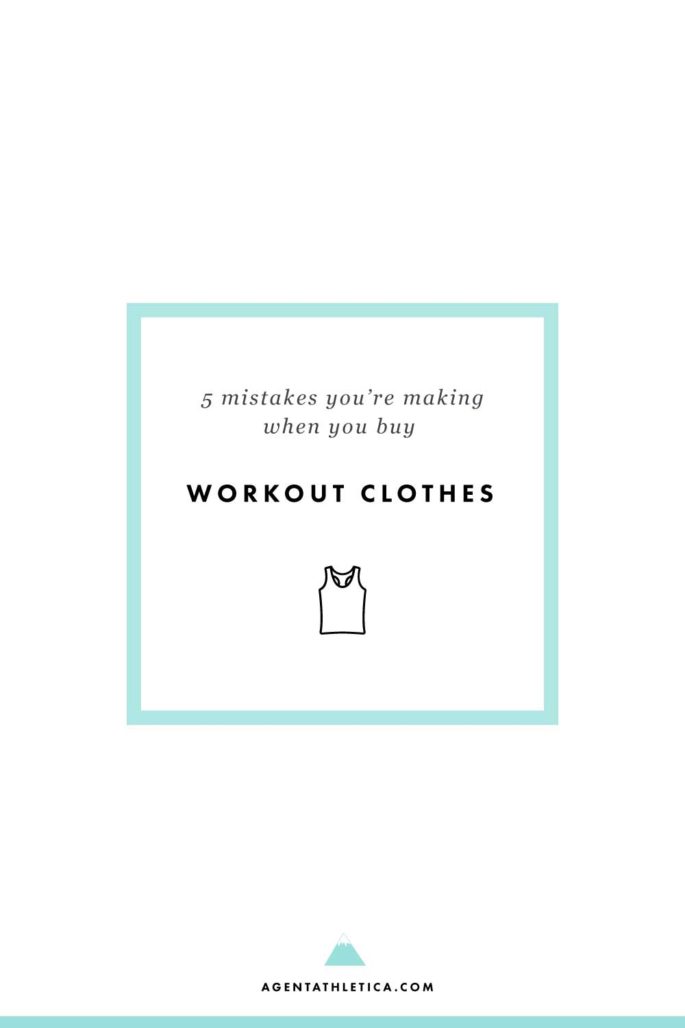 Don't make these mistakes when you're shopping for workout clothes!