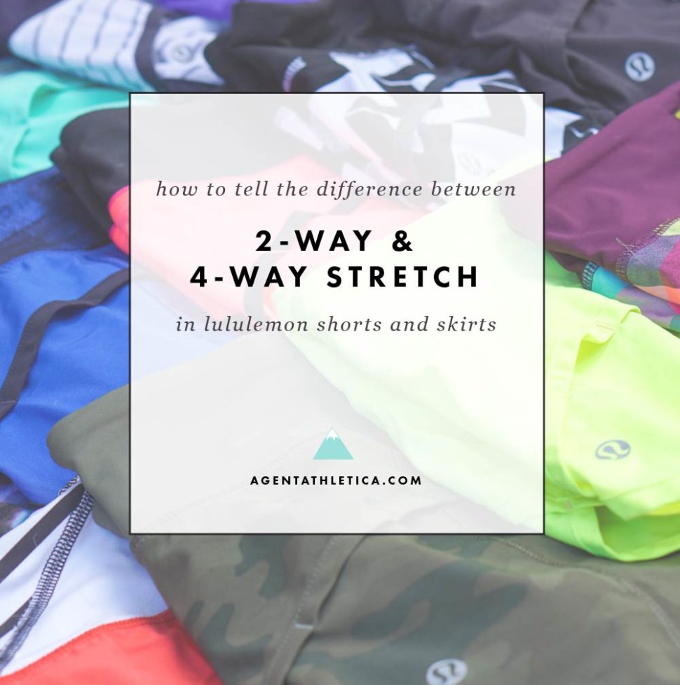 What's the difference between lululemon's 2-way and 4-way stretch? Here's the answer.