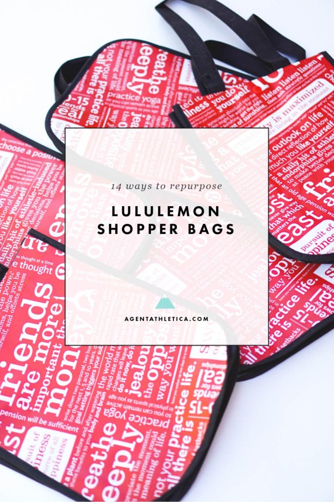 14 ways to repurpose your lululemon shopping bags